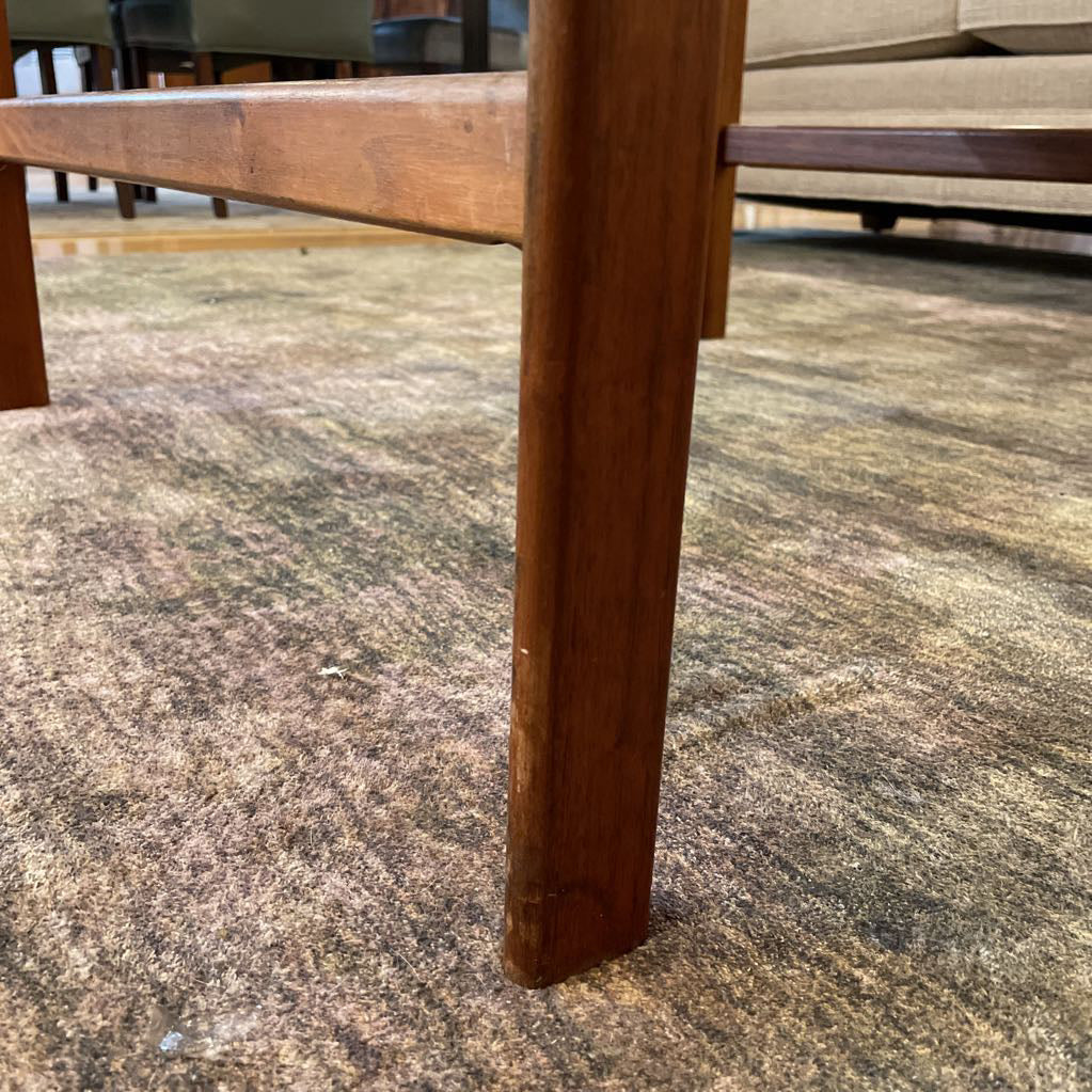 Dux Danish Made Walnut Square Accent Table C SIDE TABLES