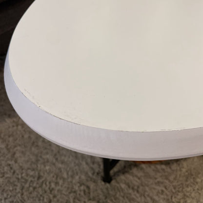 Madison Park White & Blonde 2 Tier Coffee Table