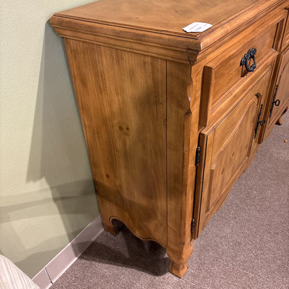 Contemporary Natural Wood Sideboard