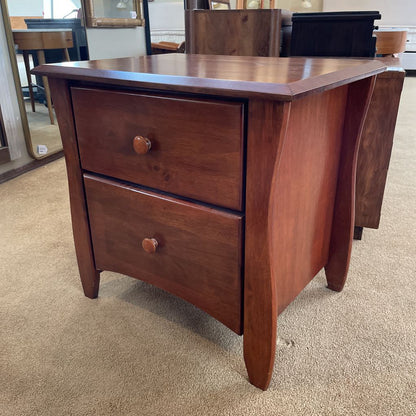 2 Drawer Shaker Style Nightstand