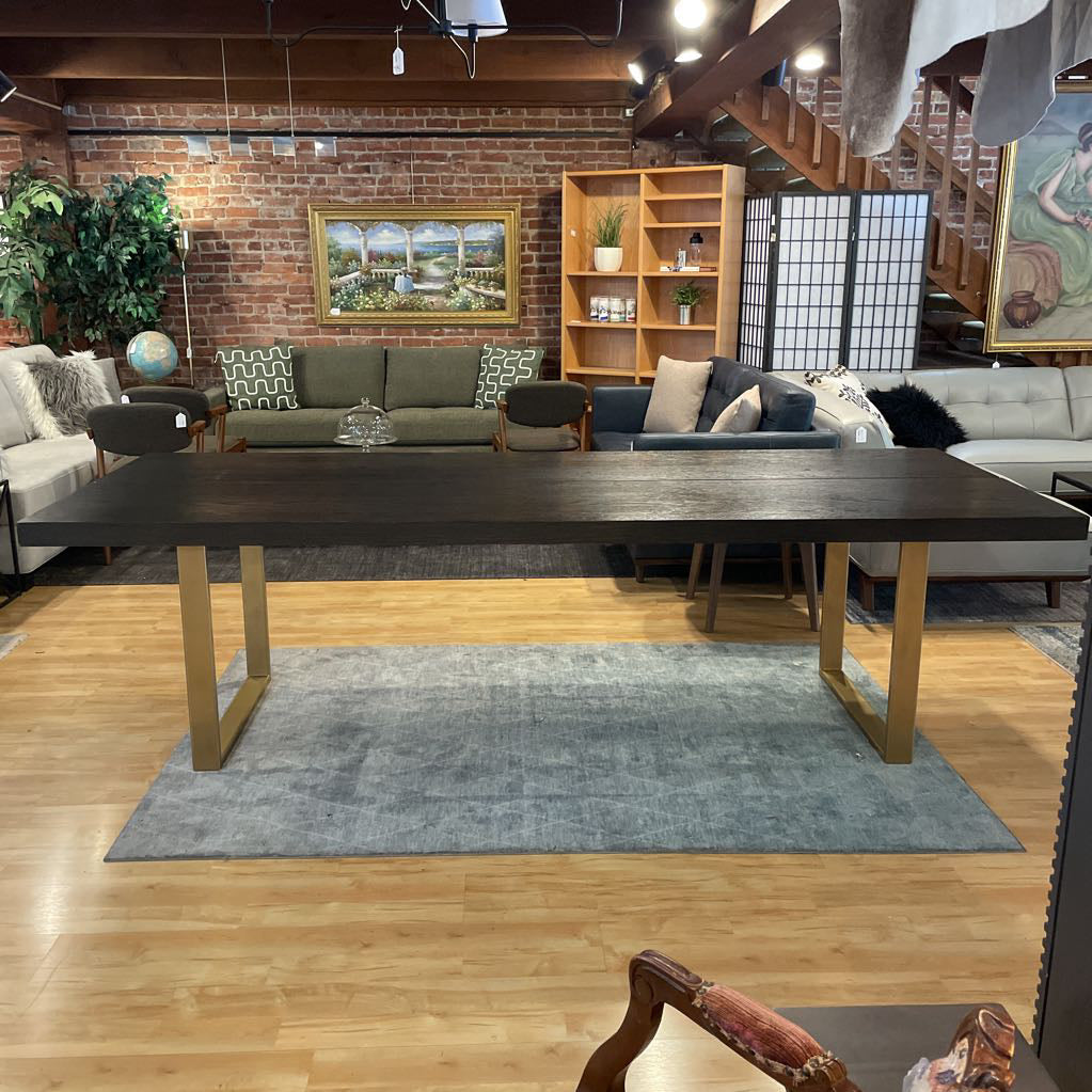 Restoration Hardware French Oak Split Top 9' Dining Table