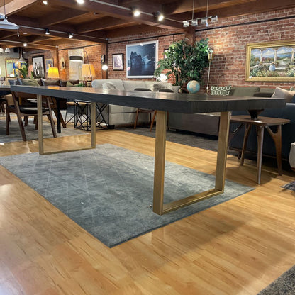 Restoration Hardware French Oak Split Top 9' Dining Table