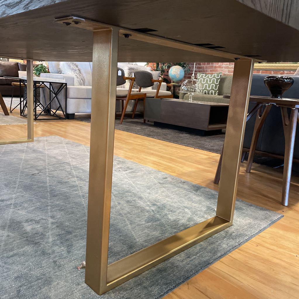 Restoration Hardware French Oak Split Top 9' Dining Table