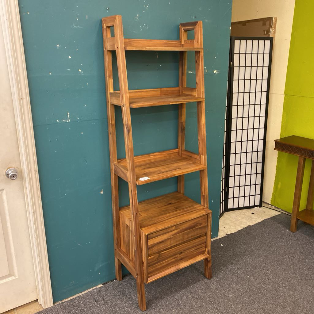 Brushed Pecan Bookcase