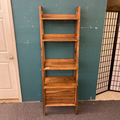 Brushed Pecan Bookcase