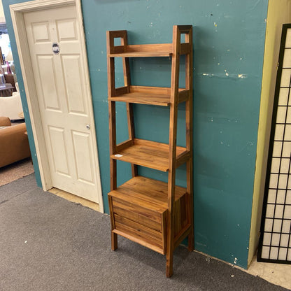 Brushed Pecan Bookcase