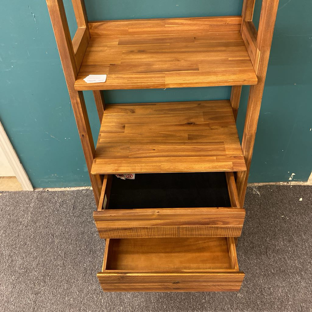 Brushed Pecan Bookcase