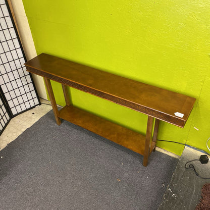Carved Geometric Pattern Extra-Long Console Table (AS IS)