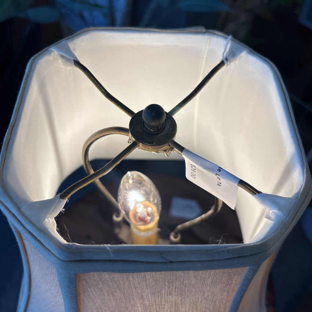 Vintage Brass Base Lamp