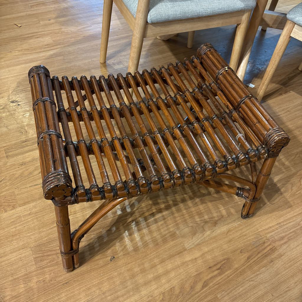 Cane Ottoman