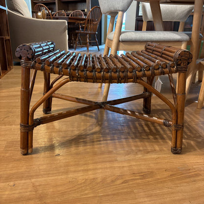 Cane Ottoman