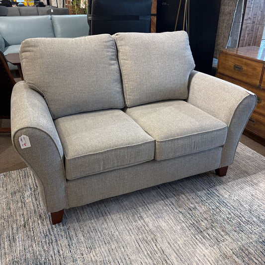 Contemporary Grey 2 Seat Loveseat U LOVESEATS