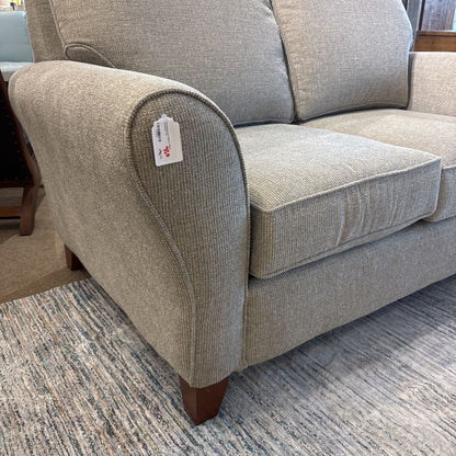 Contemporary Grey 2 Seat Loveseat