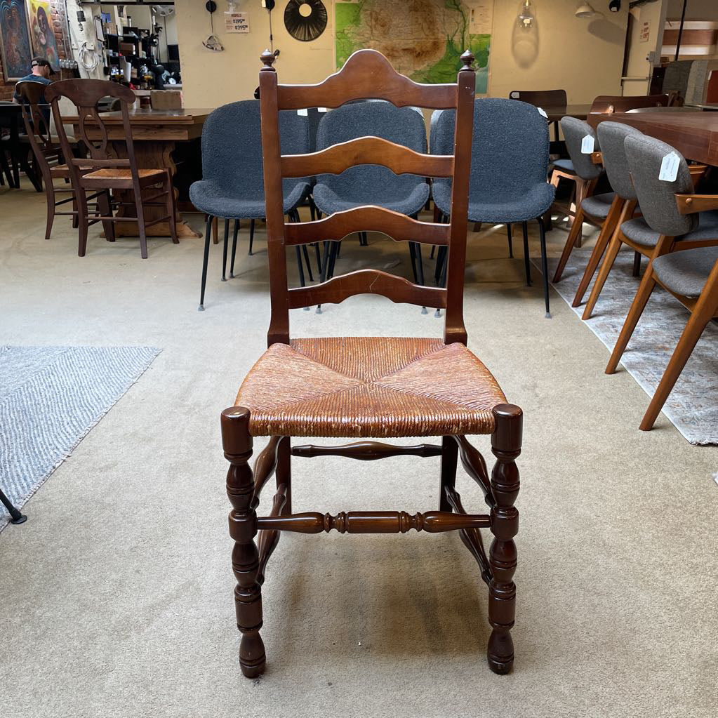 French Country Woven Seat Dining Chairs SET of 8