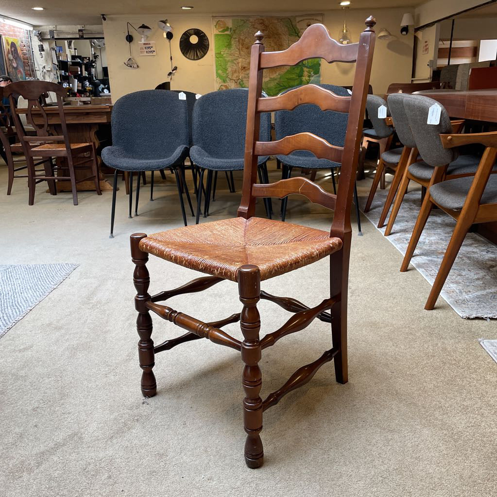 French Country Woven Seat Dining Chairs SET of 8