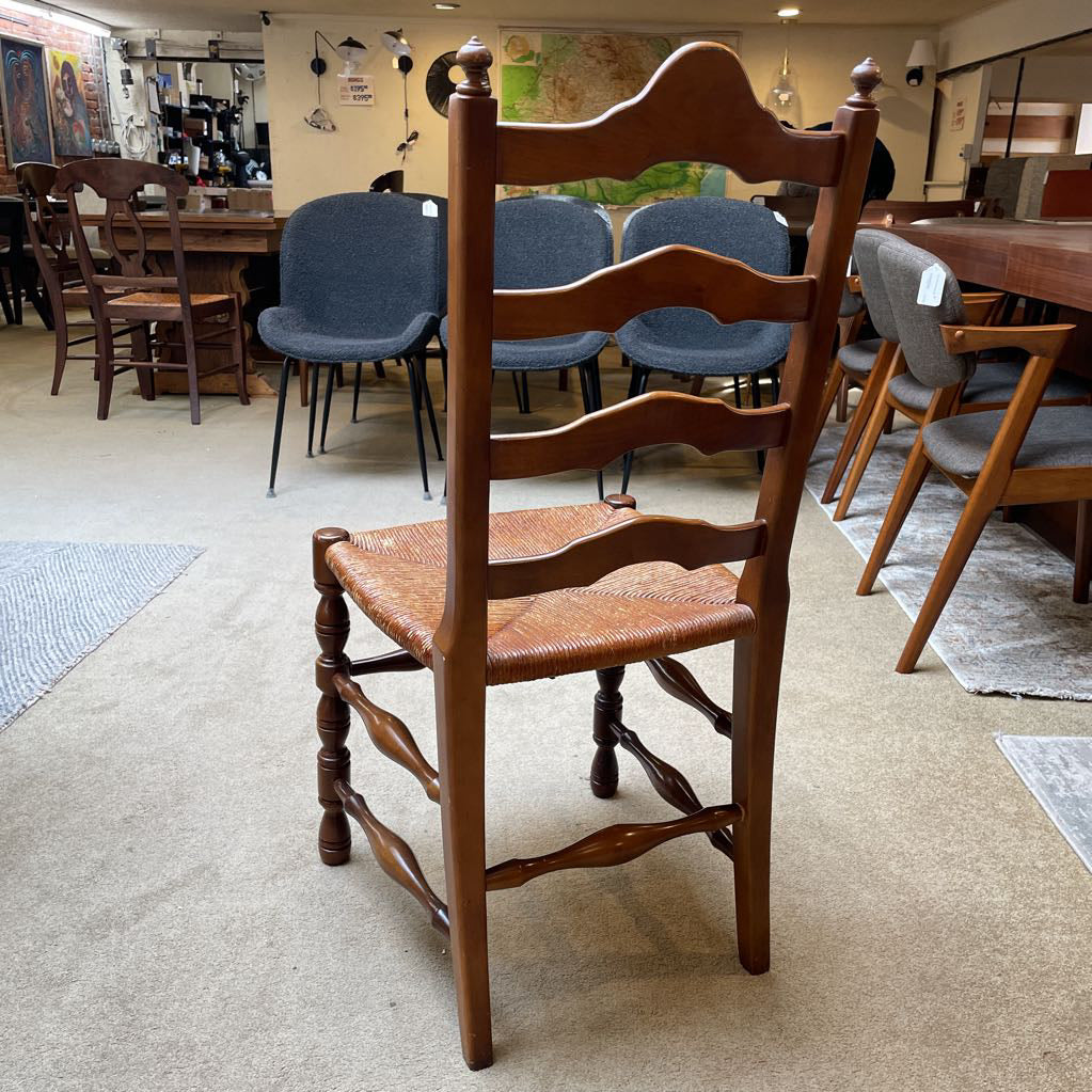 French Country Woven Seat Dining Chairs SET of 8