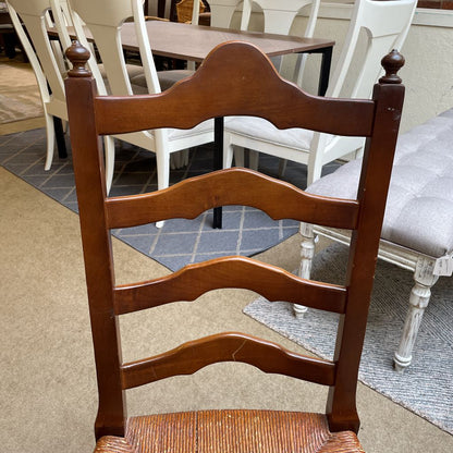French Country Woven Seat Dining Chairs SET of 8