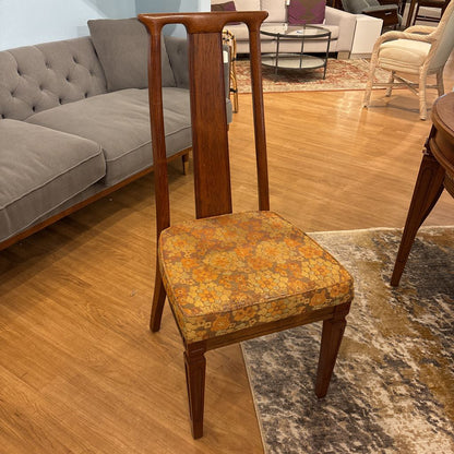 Set of 8 Custom Made Teak Dining Chairs w/2 Captains