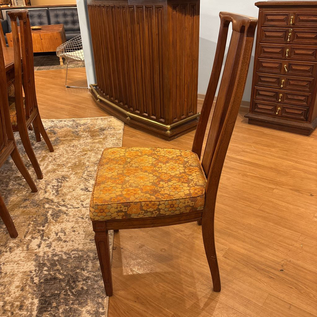 Set of 8 Custom Made Teak Dining Chairs w/2 Captains