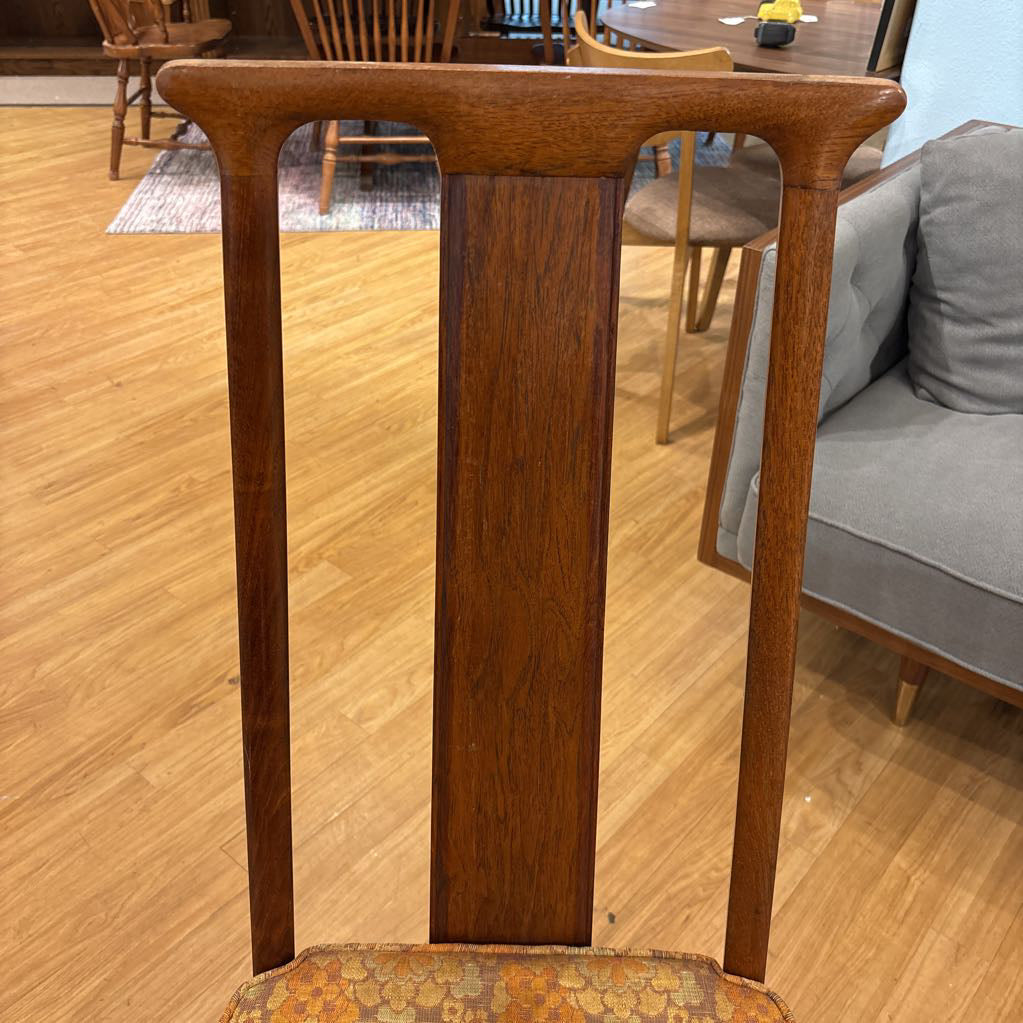 Set of 8 Custom Made Teak Dining Chairs w/2 Captains