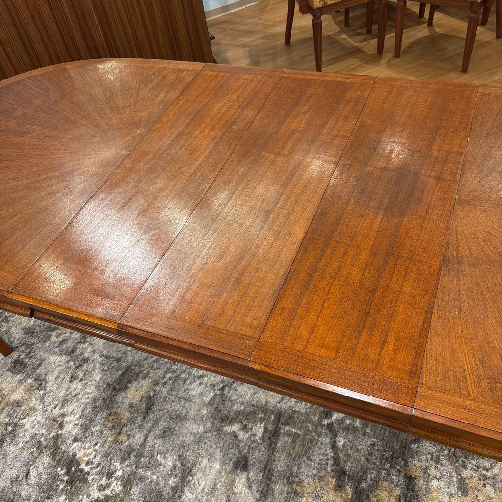 Custom Made Teak Expanding Dining Table