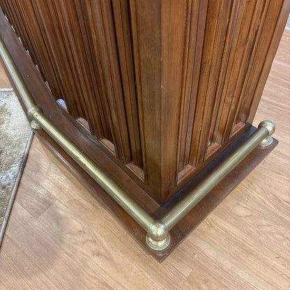 Custom Made Teak Bar w/Jade Top