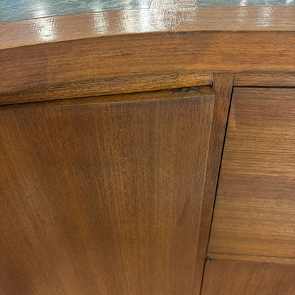 Custom Made Teak Bar w/Jade Top