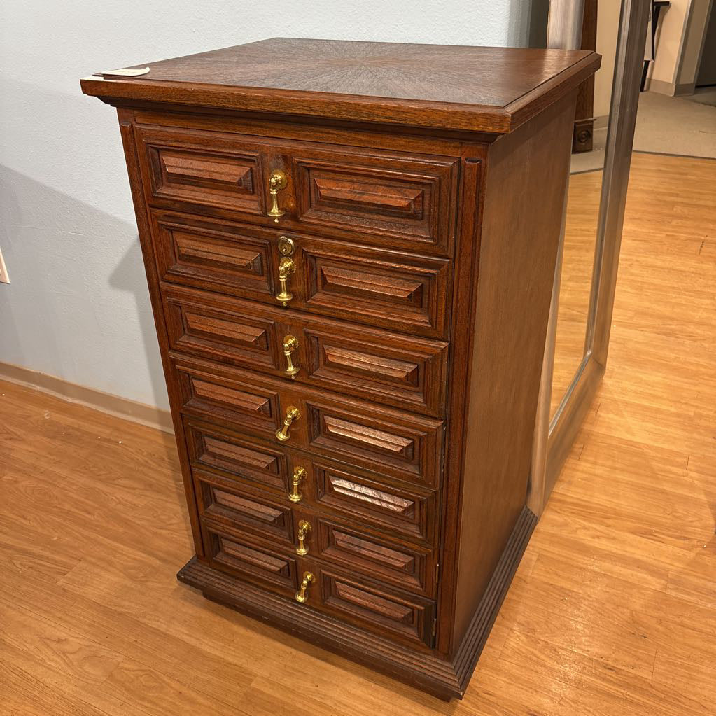 Custom Made Teak Cutlery Cabinet