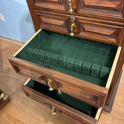 Custom Made Teak Cutlery Cabinet