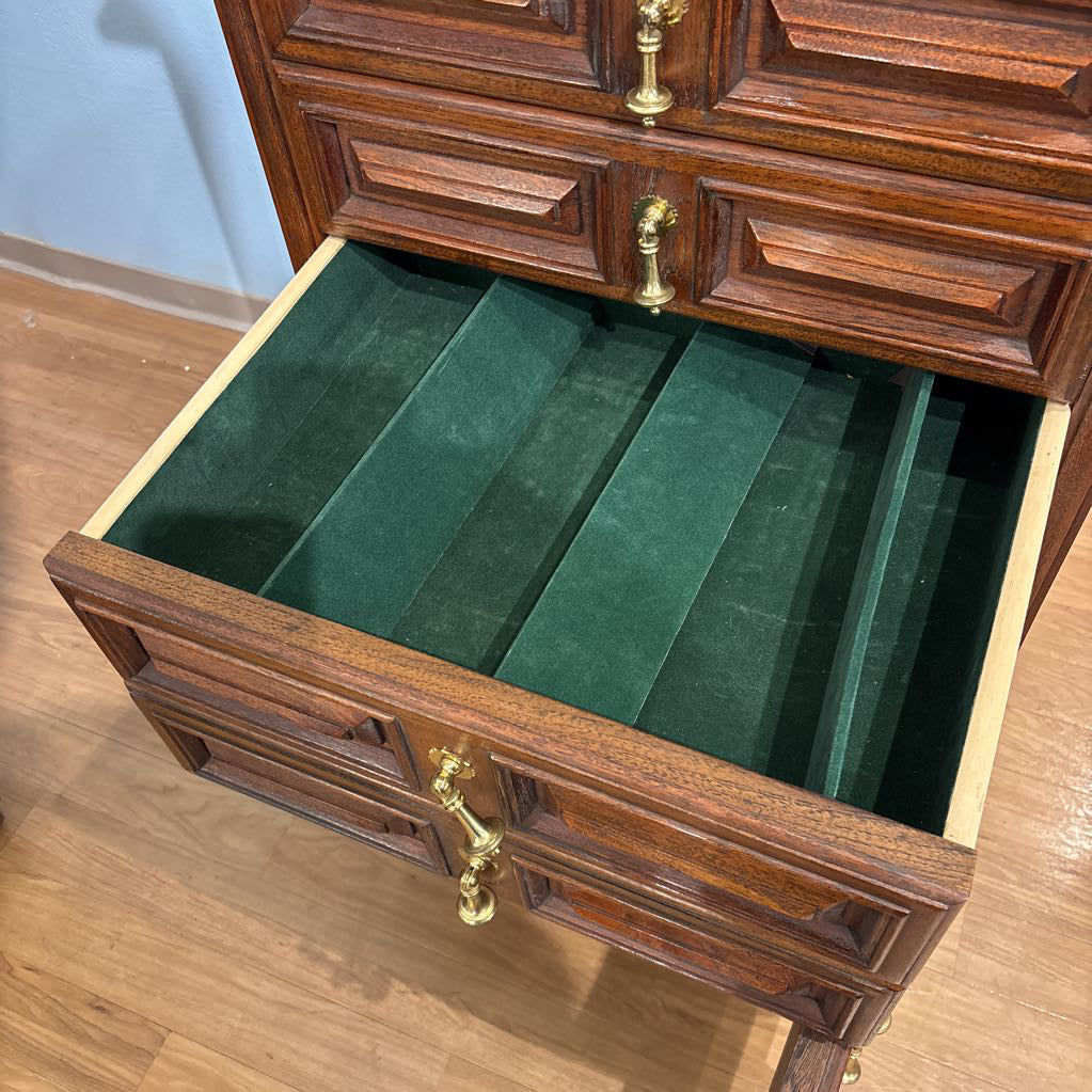 Custom Made Teak Cutlery Cabinet C CABINETS