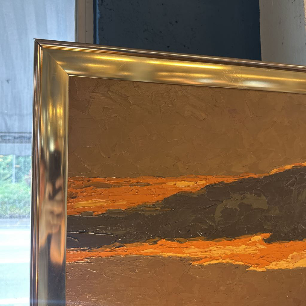 "Sunset Over Whidbey Island" Oil Painting ART