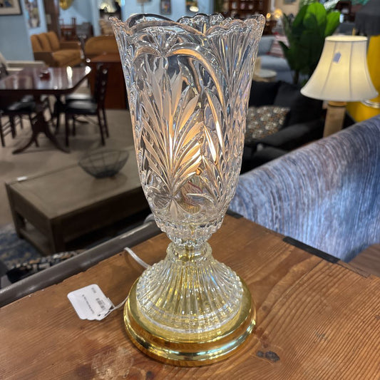 Crystal Brass base Lamp