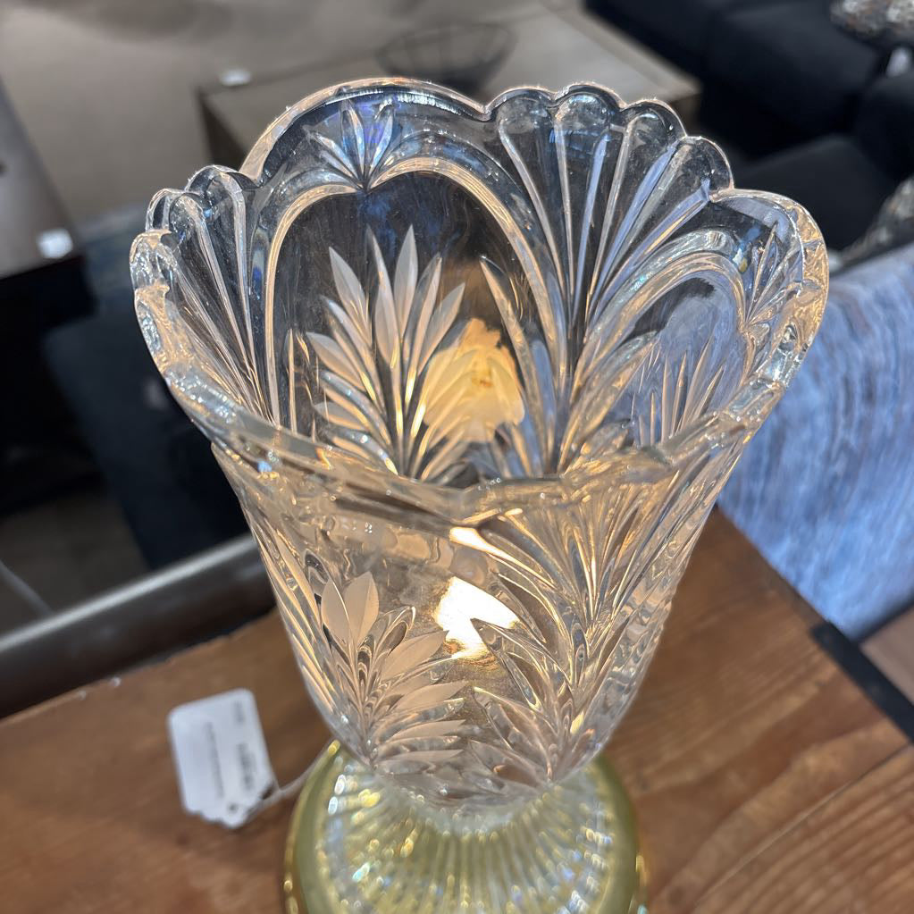 Crystal Brass base Lamp