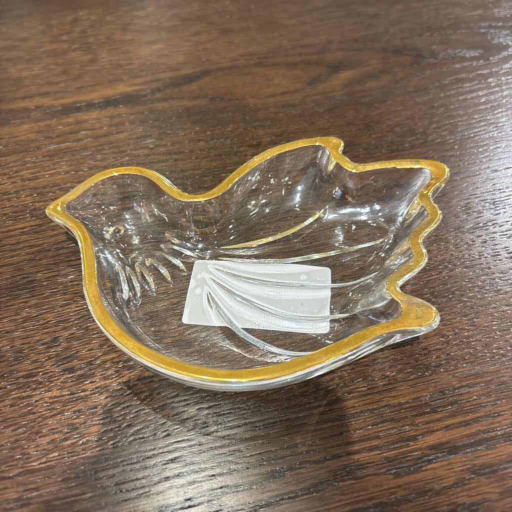 Glass & Gold Serving Dish SMALLS