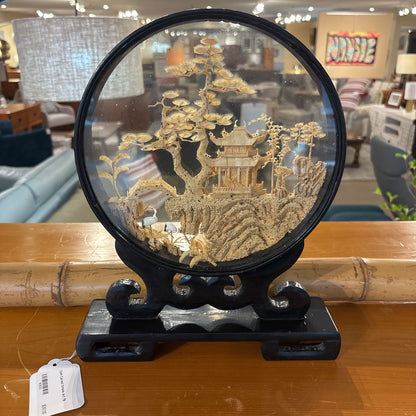 Cork Carved Ornate Art