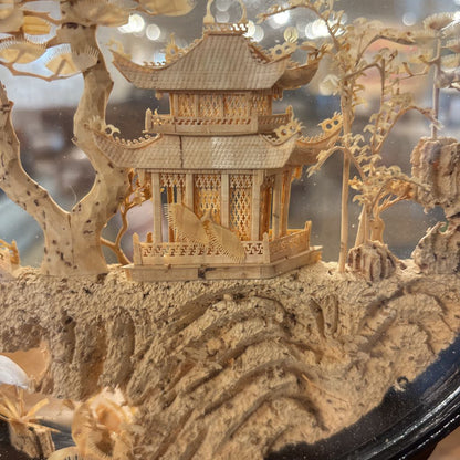 Cork Carved Ornate Art