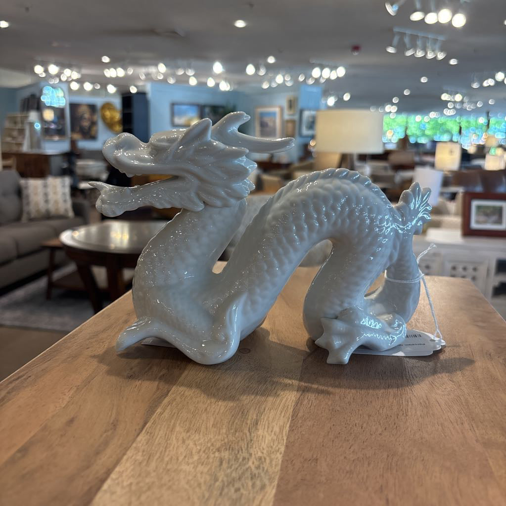 Porcelain Glazed Dragon Figure