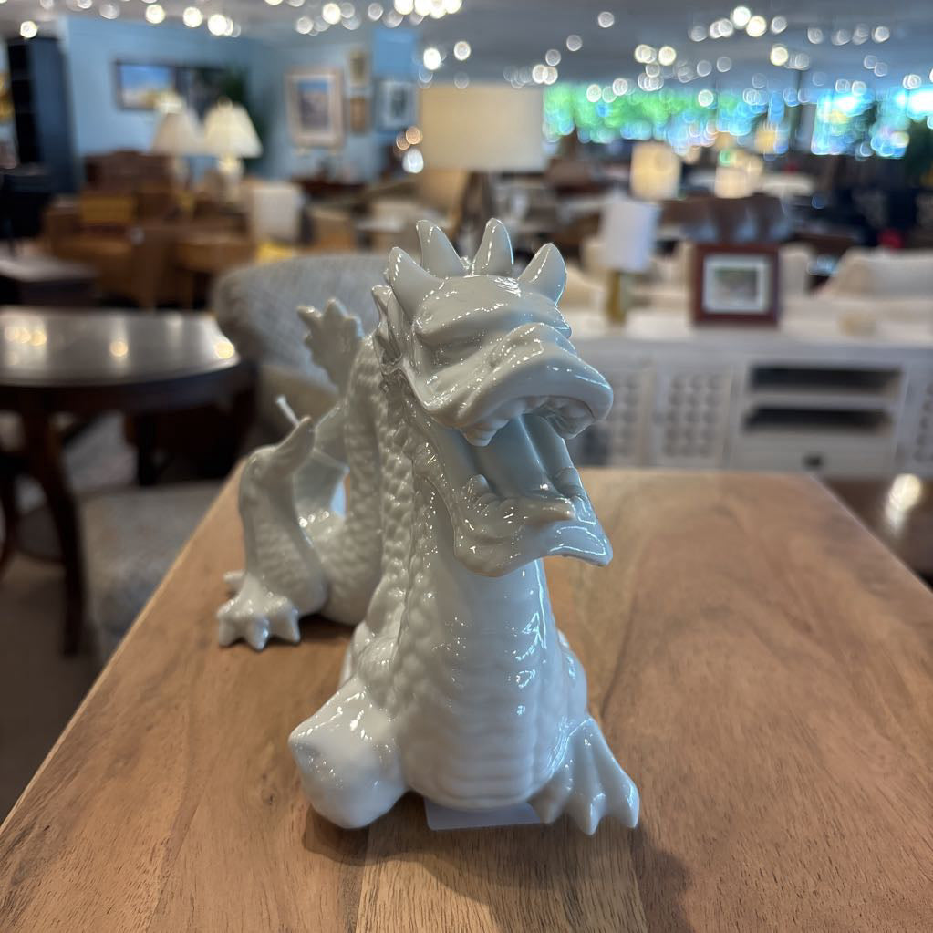 Porcelain Glazed Dragon Figure