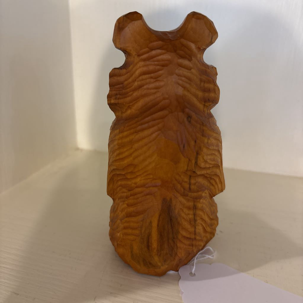 Russian Wooden Bear Carving