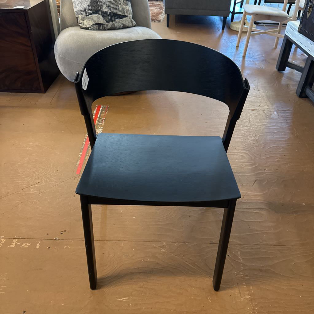 Aldo Dining Chair - Black set of 2 (Hoft Home) C DINING CHAIRS
