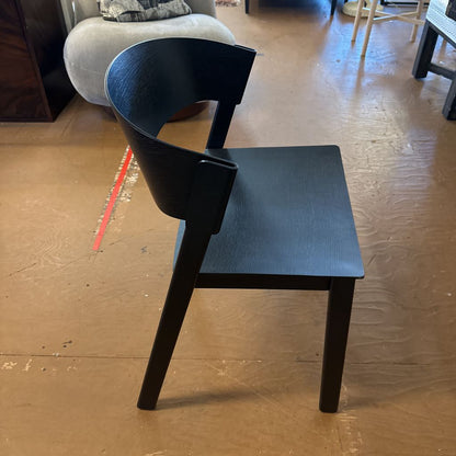 Aldo Dining Chair - Black set of 2 (Hoft Home) C DINING CHAIRS