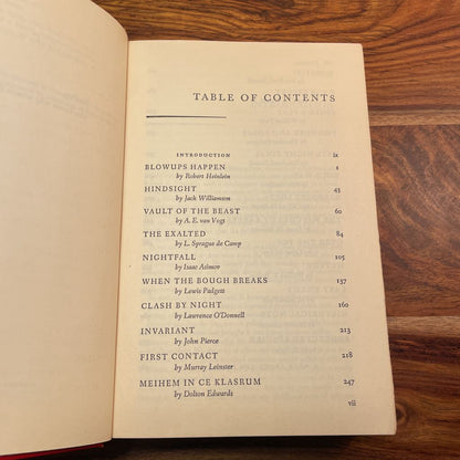 Vintage Sci Fi Anthology Book UNIQUE FINDS