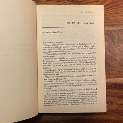 Vintage Sci Fi Anthology Book UNIQUE FINDS