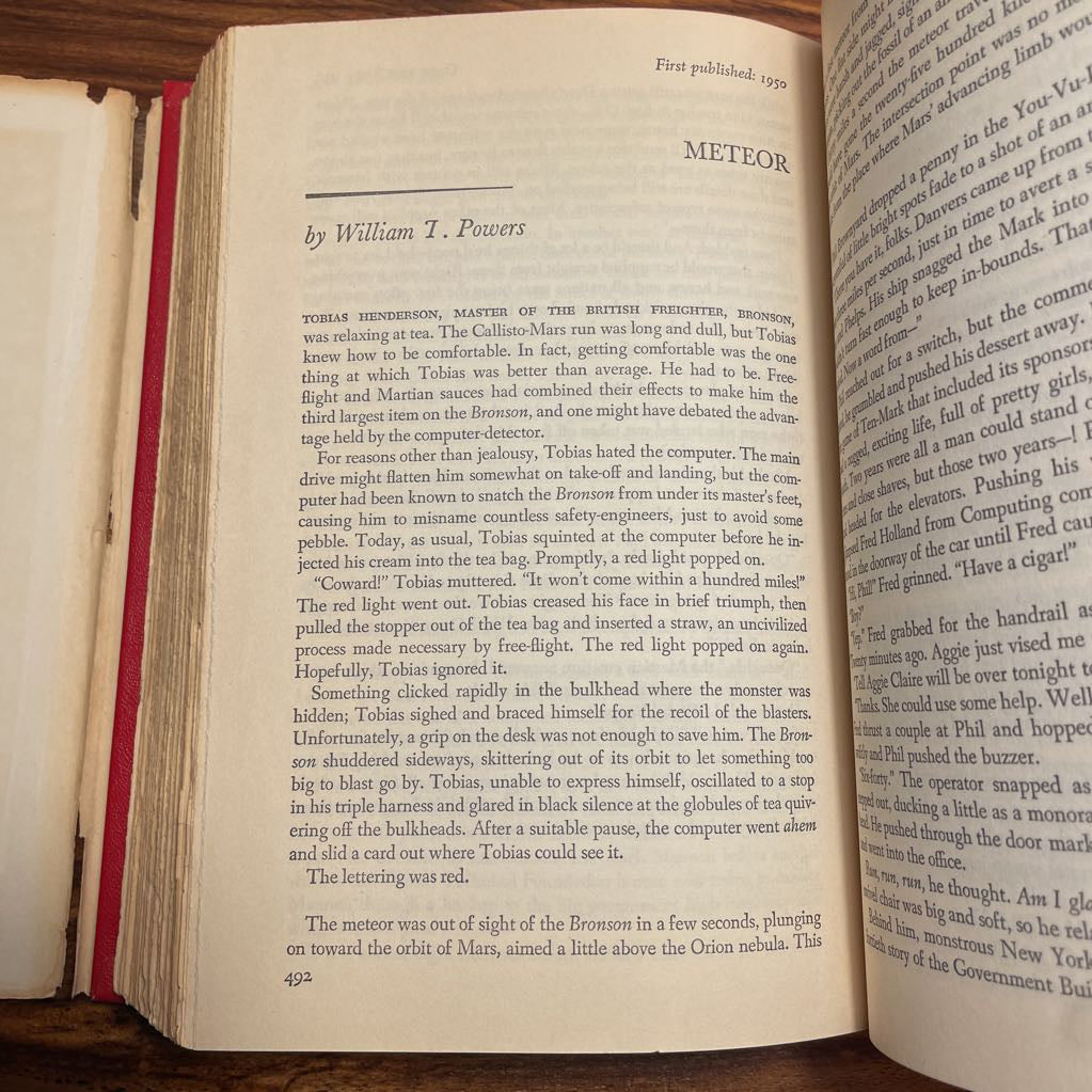 Vintage Sci Fi Anthology Book UNIQUE FINDS