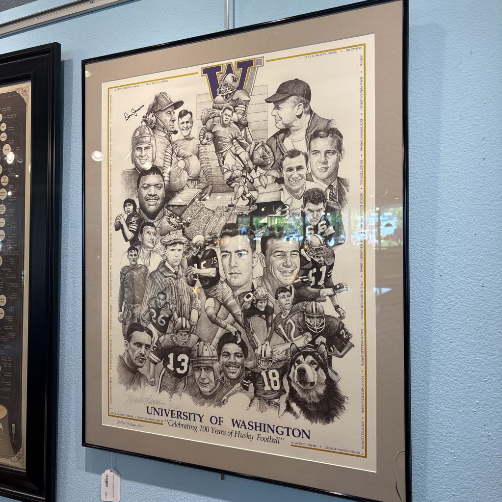 UW Don James Signed Print ART