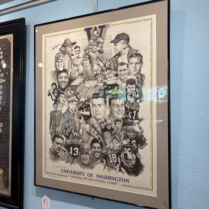 UW Don James Signed Print ART