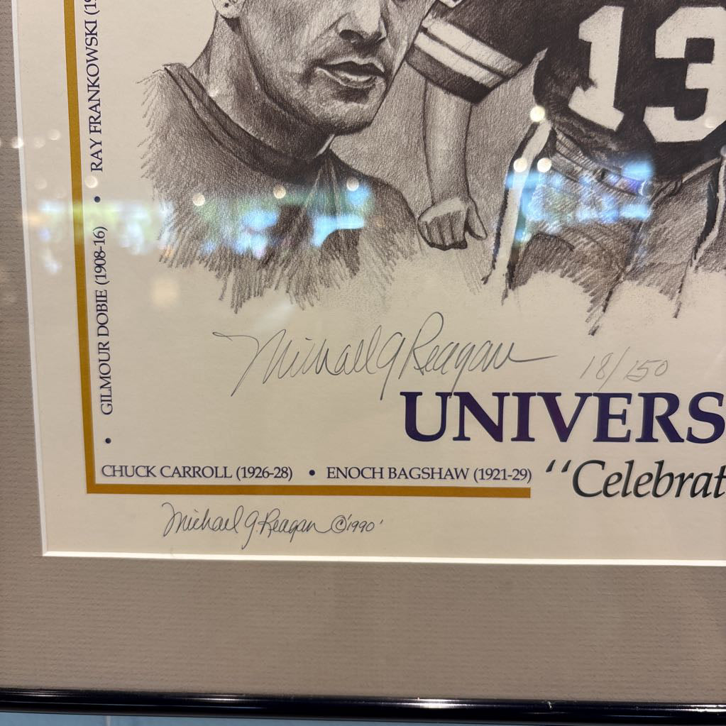 UW Don James Signed Print ART