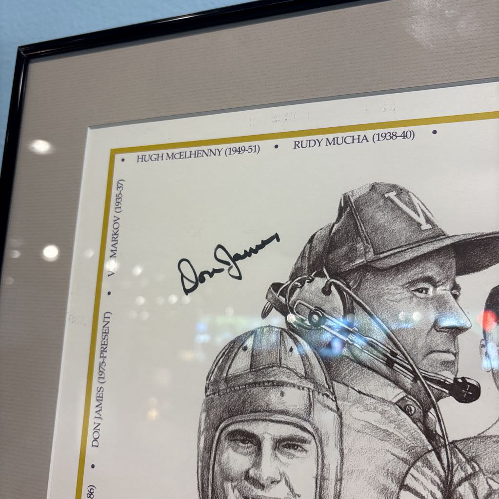 UW Don James Signed Print ART