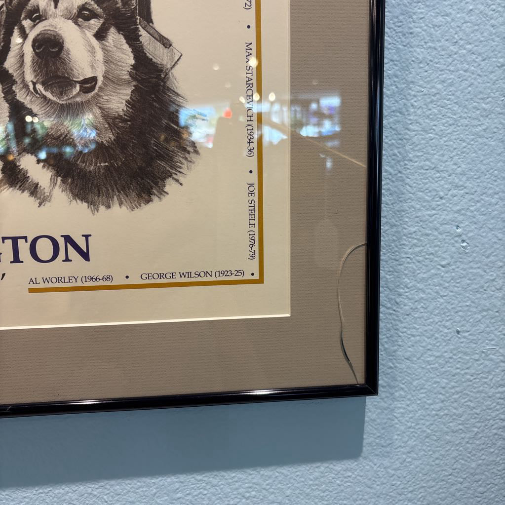 UW Don James Signed Print ART