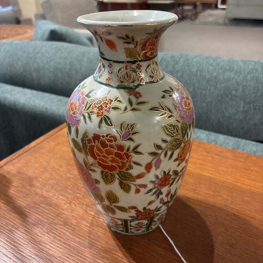 Floral Chinese Vase
